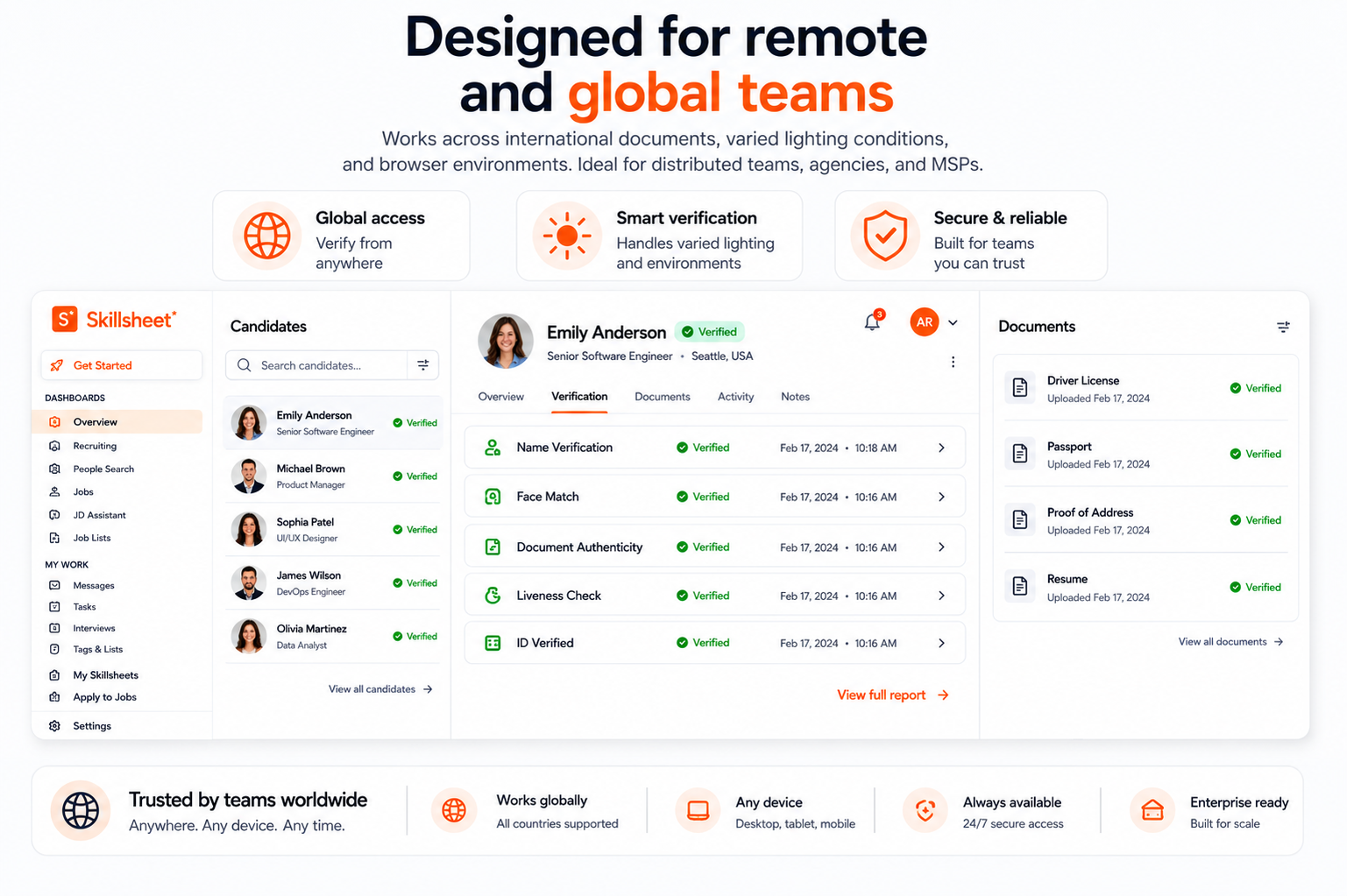 Designed for remote and global teams