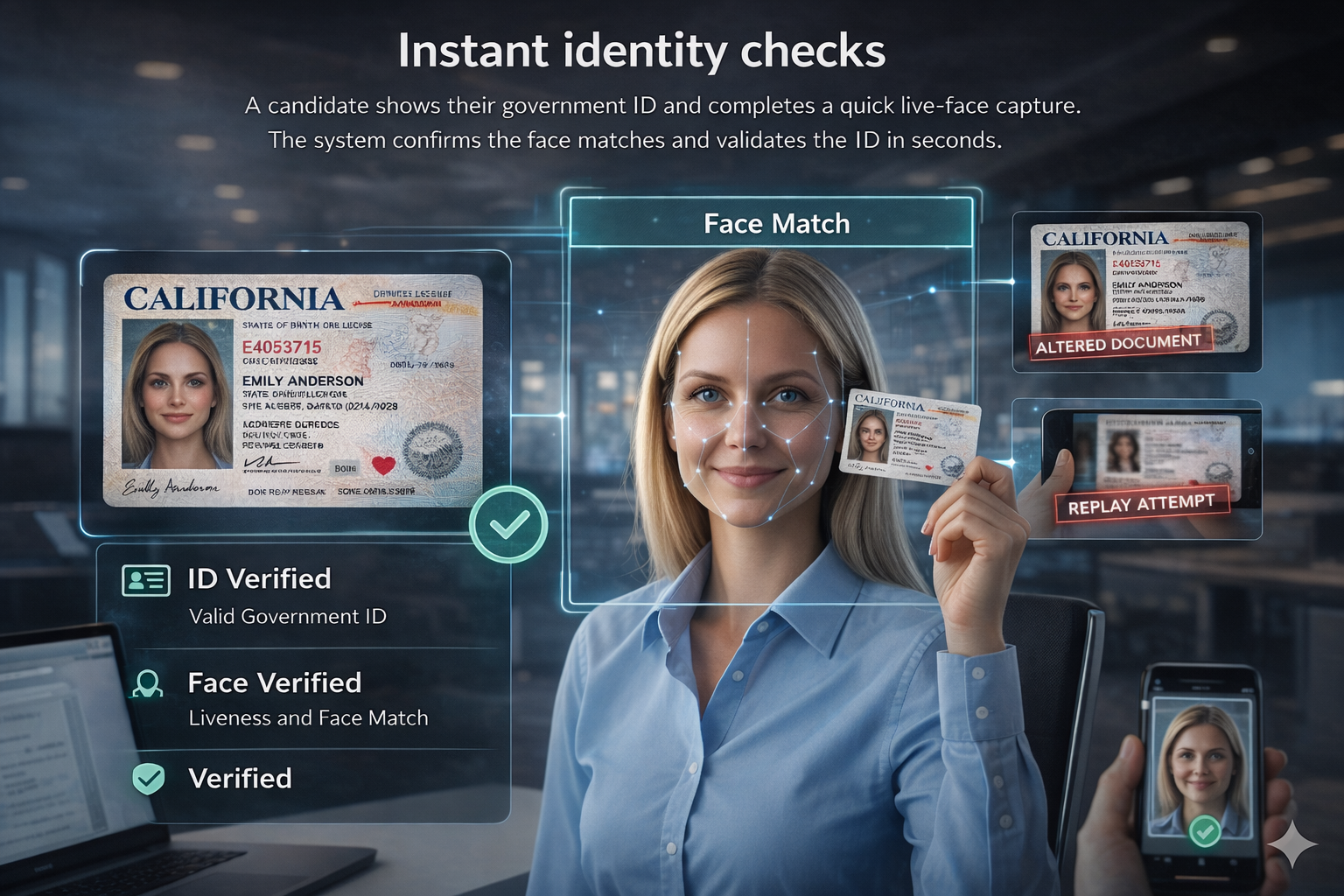 Instant identity checks