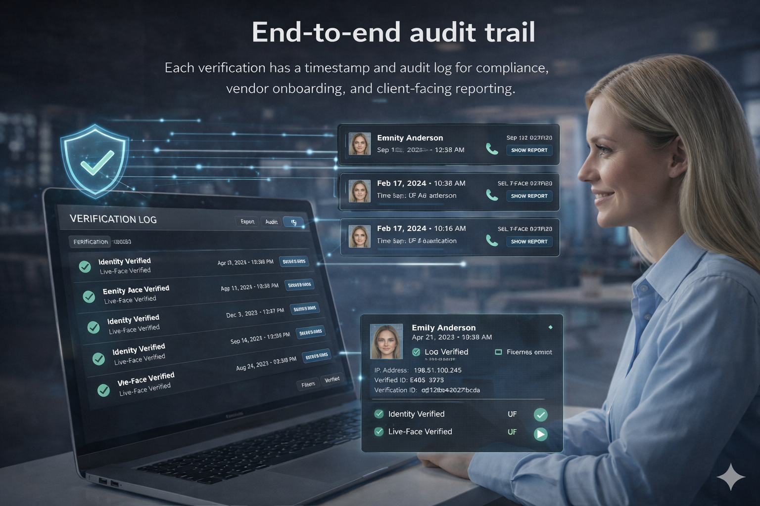 End-to-end audit trail