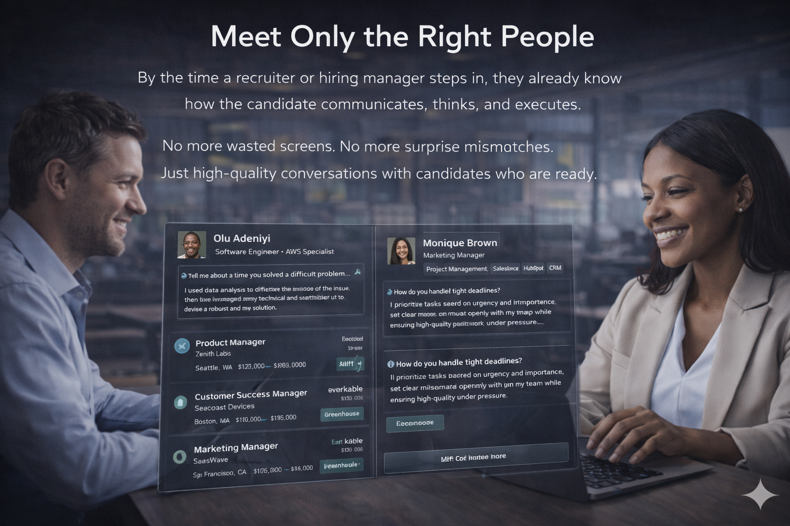 Meet Only the Right People