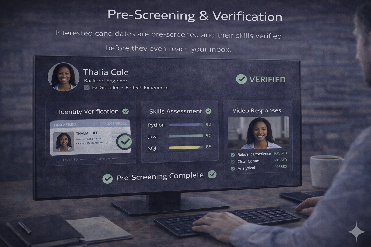 Pre-Screening & Verification