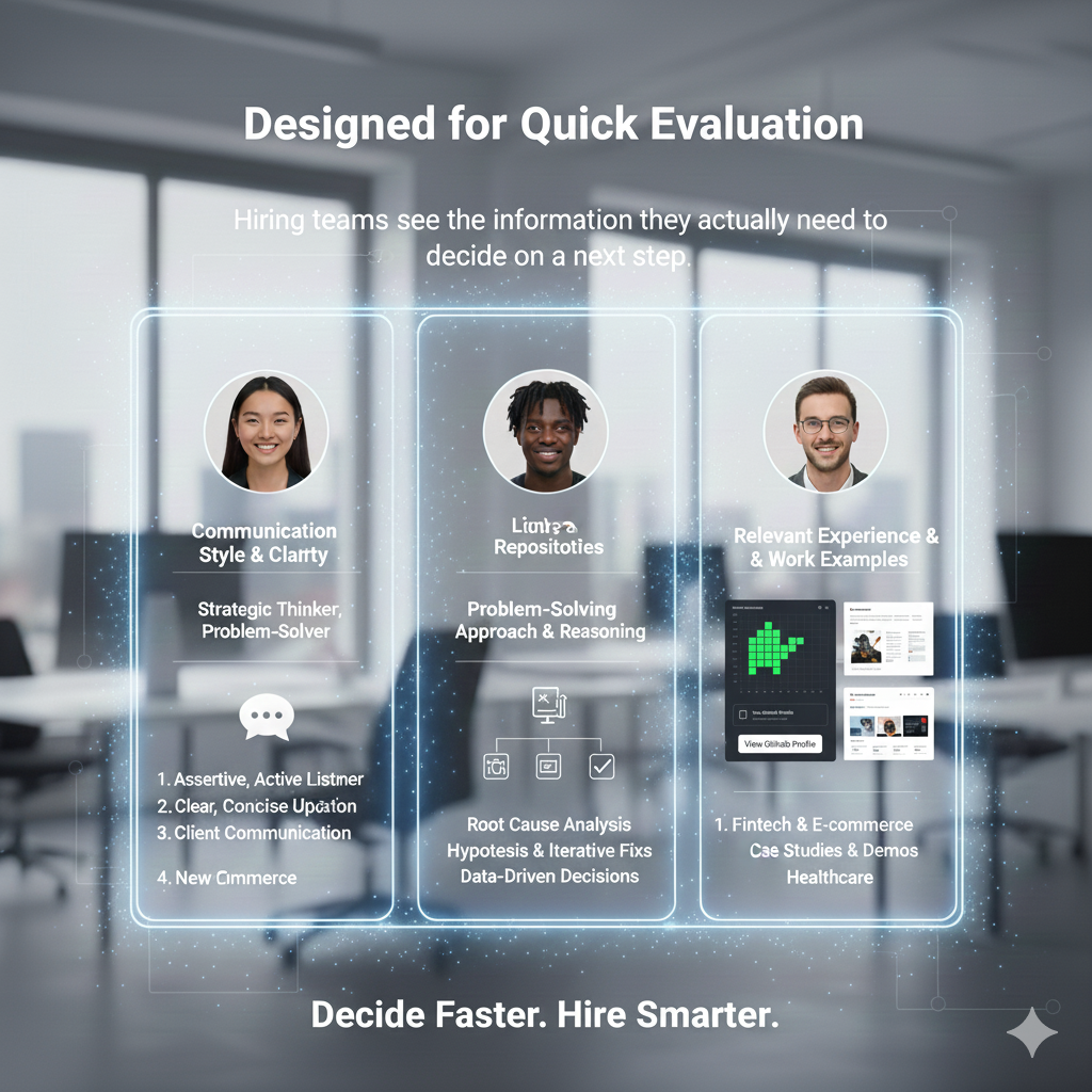 Quick, informed decisions