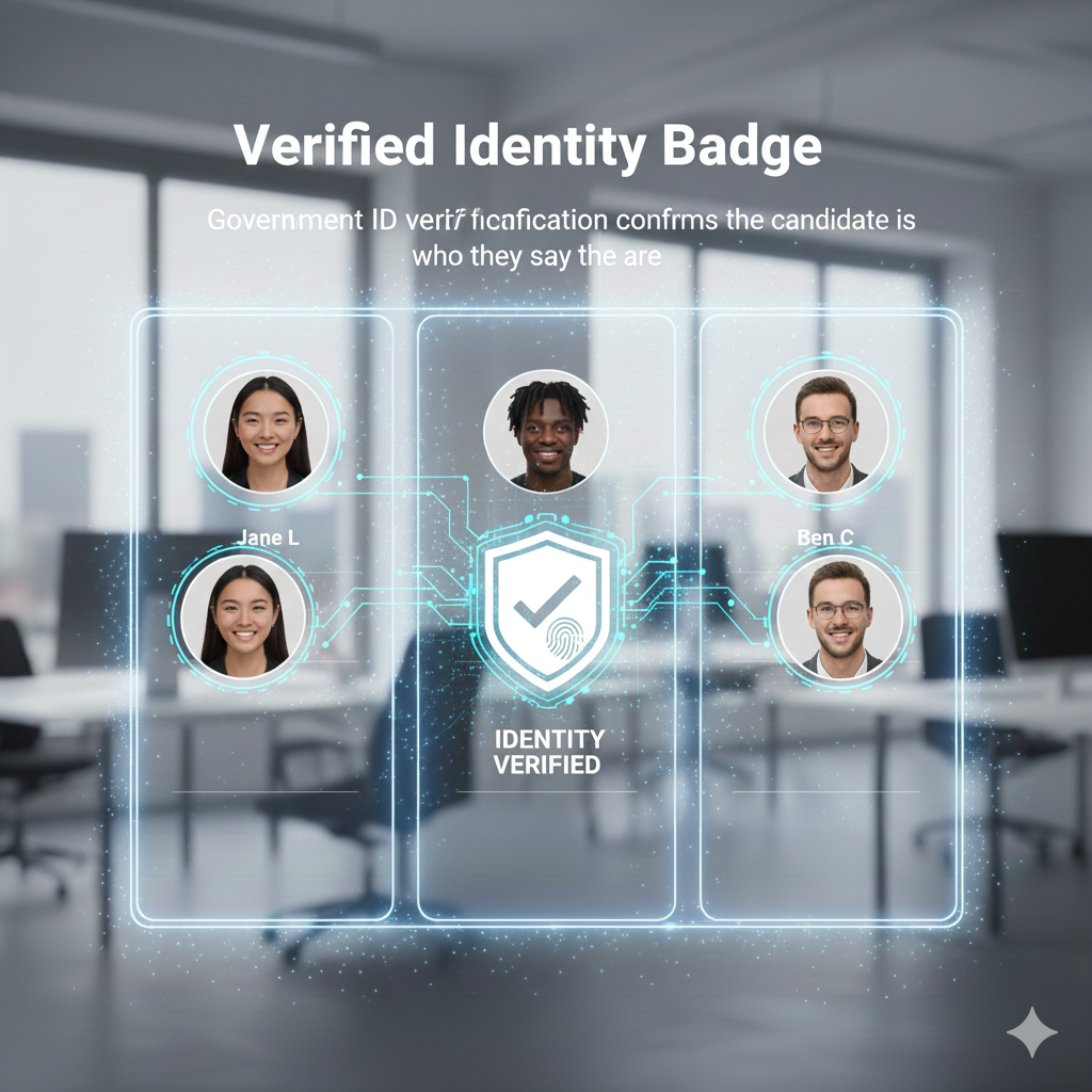 Verified identity badge
