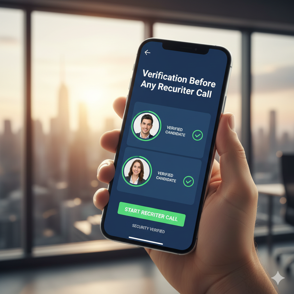 Verification before any recruiter call